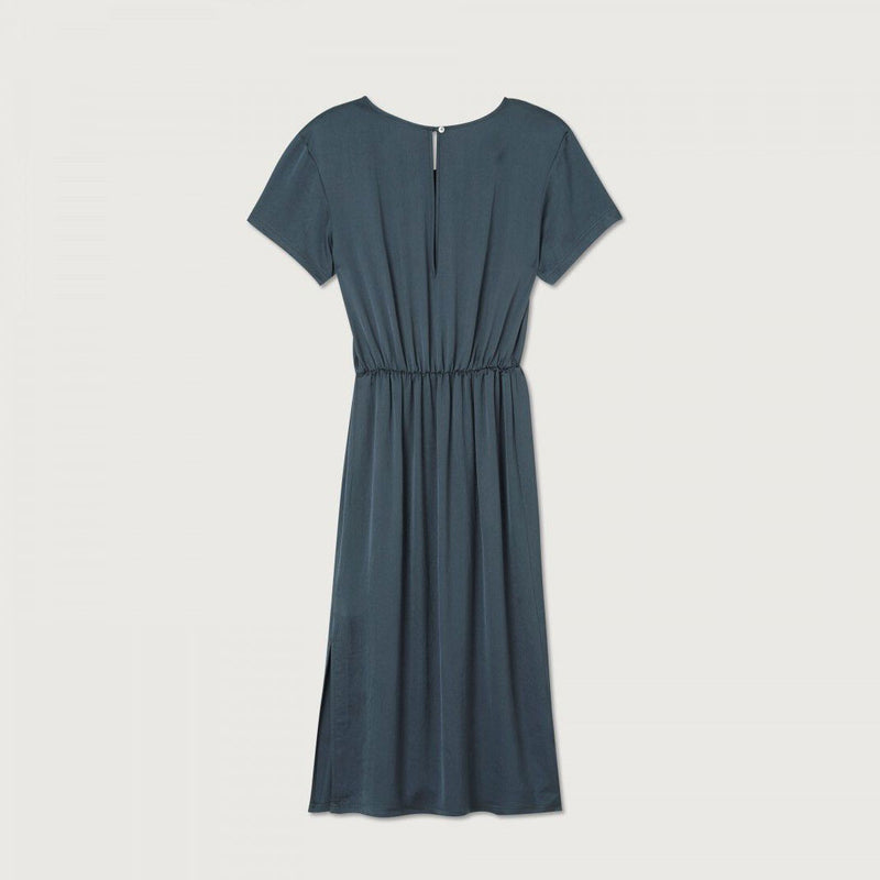 American Vintage: Gråblå WID14j kjole. haus-frau.dk – HAUSFRAU
