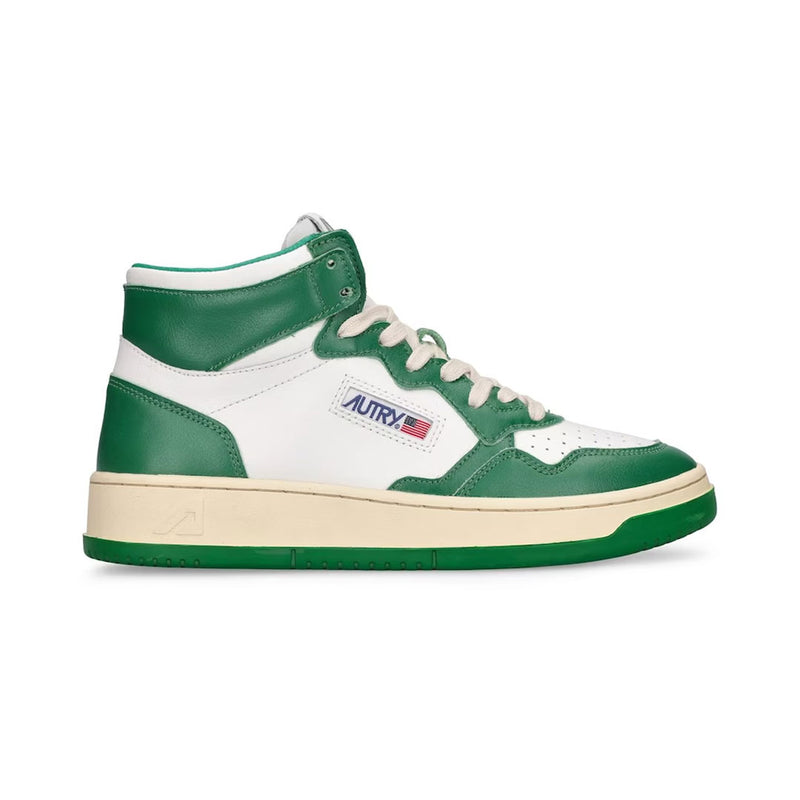 AUTRY sneakers: Medalist top - hvid/grøn ♥ Online! – HAUSFRAU