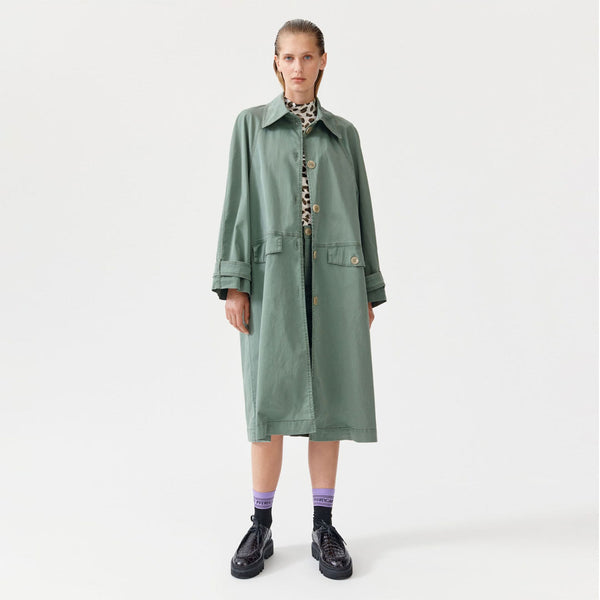 utilsigtet Såkaldte Oh Baum & Pferdgarten: grøn Denelia frakke, Deep Lichen Green – HAUSFRAU
