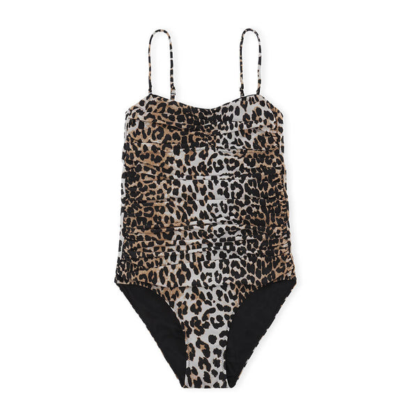 ejer sløring Fortløbende Ganni badetøj til kvinder: A4156 badedragt, leopard Online HER – HAUSFRAU