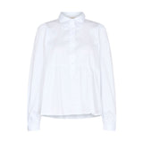 LEVETE ROOM Isla Solid Skjorte 64 - hvid