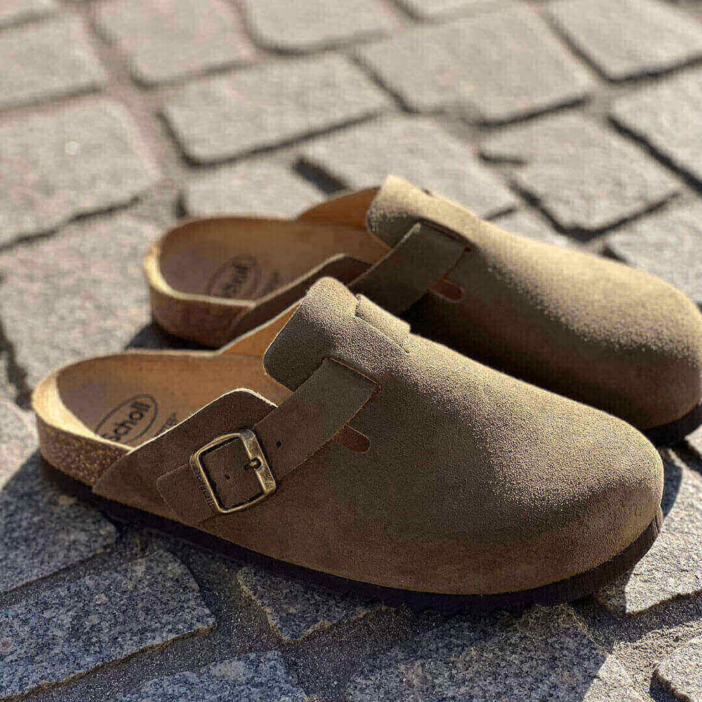 SCHOLL sandaler: smarte khaki grønne Fae i haus-frau.dk – HAUSFRAU