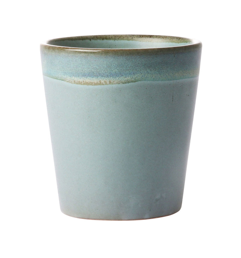 HK LIVING Ceramic 70's Mug krus - Moss grønt