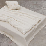 AIAYU Sleep Duvet strap sengetøj - Pure Ecru