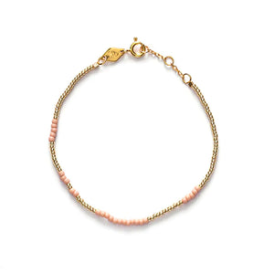 ANNI LU Asym armbånd - soft rose