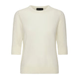 BETA STUDIOS Lady Sleeve cashmere strik - almost white