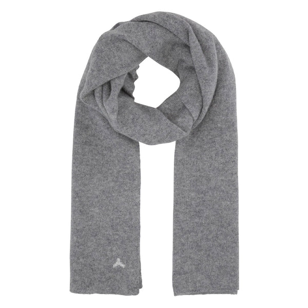 BETA STUDIOS Long Scarf cashmere tørklæde - grå melange