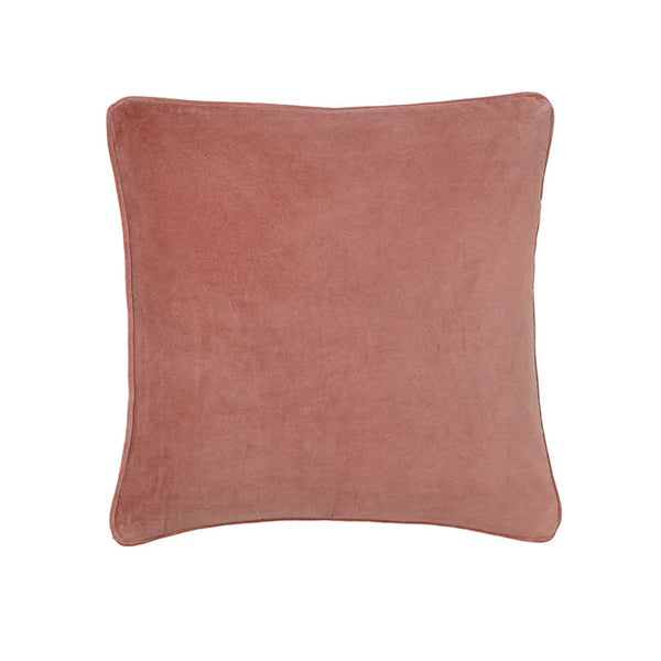 BUNGALOW Velvet Cushion 50x50 - Redwood
