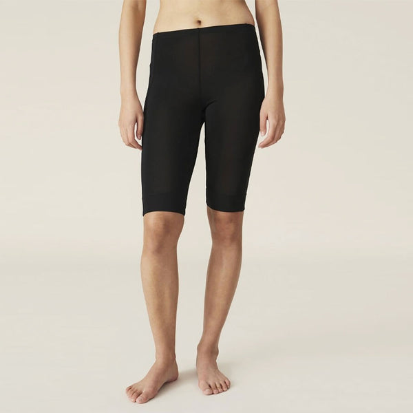 GANNI A2620 Rayon shorts leggings - sort