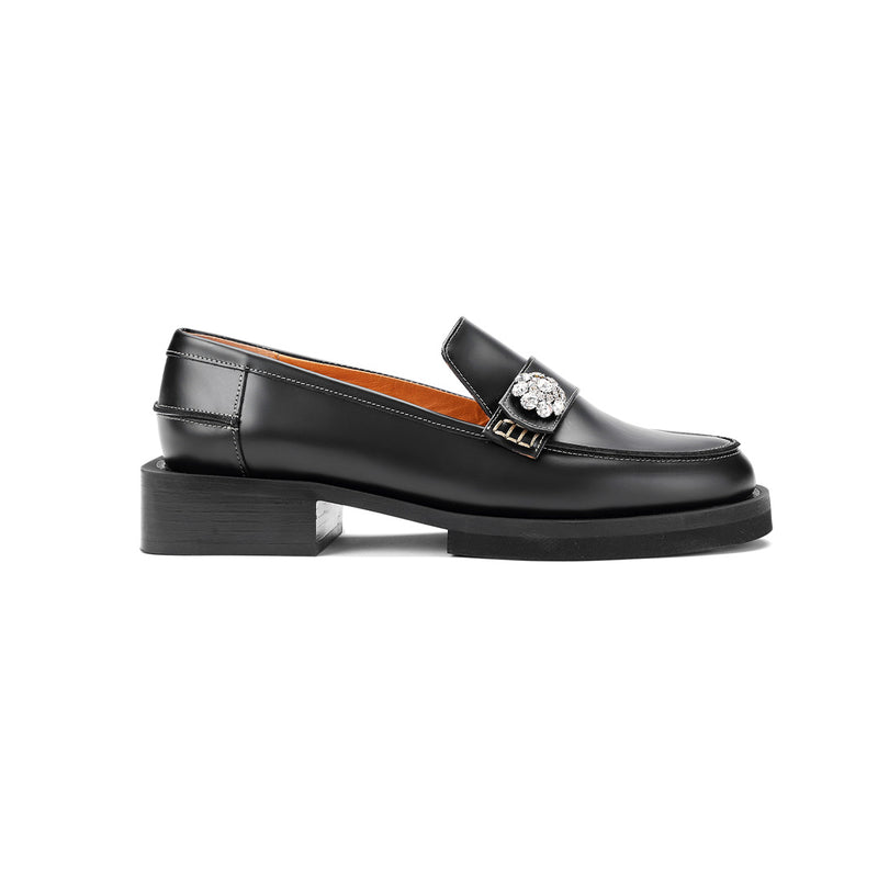 sko: Sort S1914 moccasin loafer sko med ♥ Online – HAUSFRAU