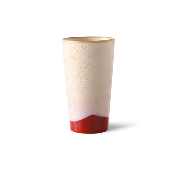 HK LIVING Ceramic 70's Latte mug krus - frost