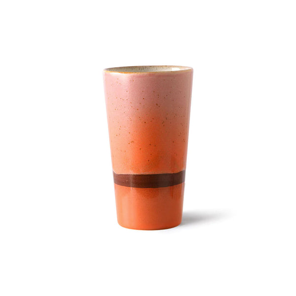 HK LIVING Ceramic 70's Latte mug krus - Mars