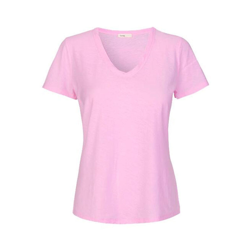 LEVETE ROOM Any 2 t-shirt - powder pink rosa