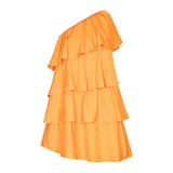 LEVETE ROOM Bloom 1 kjole - flame orange