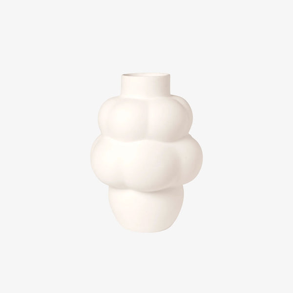 LOUISE ROE Balloon Petite #4 vase - Raw hvid