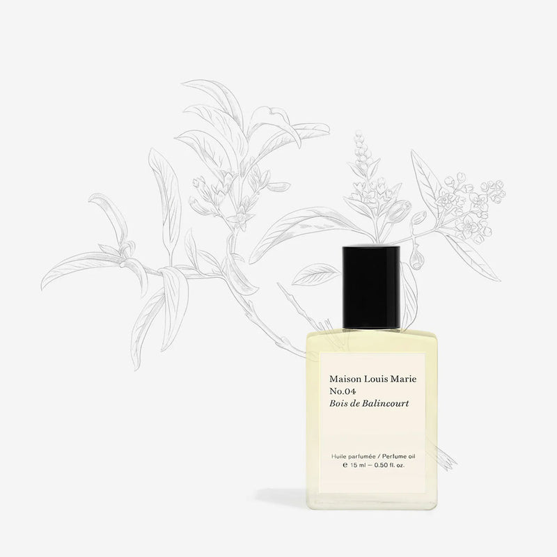 MAISON LOUIS MARIE No. 04 Bois de Balincourt parfume oil - 15 ml.