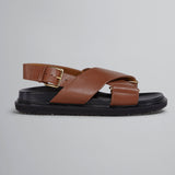 MARNI Fussbet sandaler FBMS005201 - 00M29 Brun