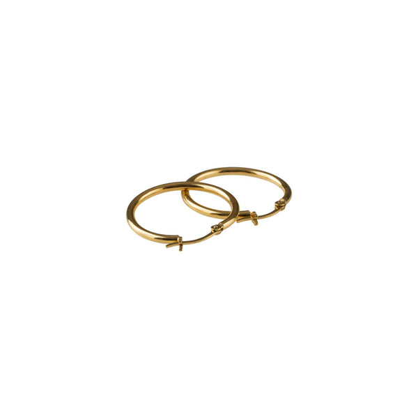 PICO Basic Large Hoops øreringe - guld