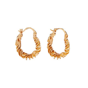 PICO Ocean petite Hoops øreringe - guld