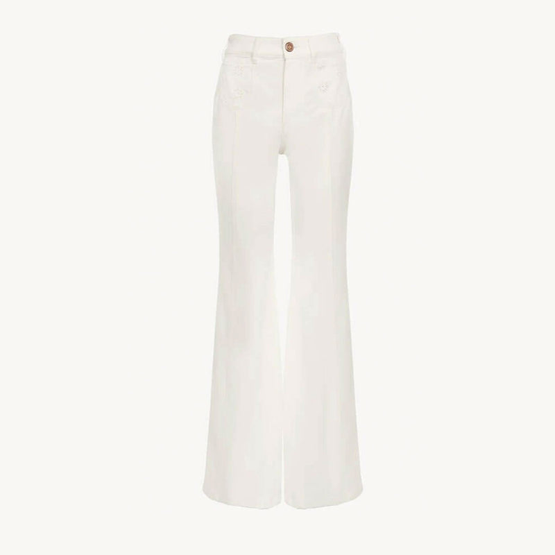 SEE BY CHLOE Embroidered jeans - Hvid