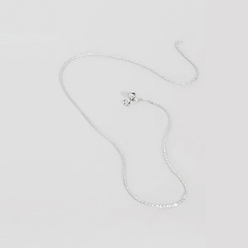 TRINE TUXEN halskæde 50 cm - sølv