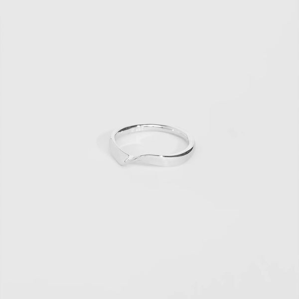 TRINE TUXEN Wave Ring II - Sølv